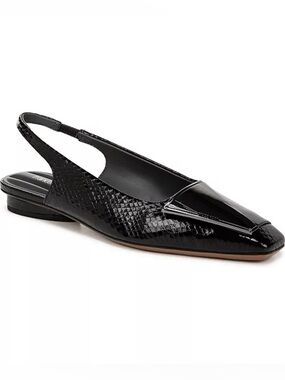 Franco Sarto Black cassidy slingback flats NWT